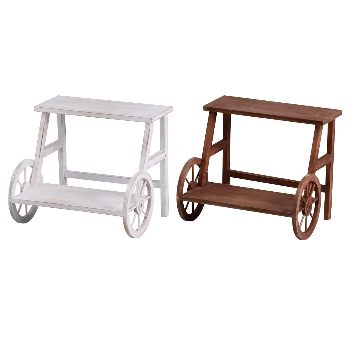 ルフェン・ホイールプランタースタンド ホワイト