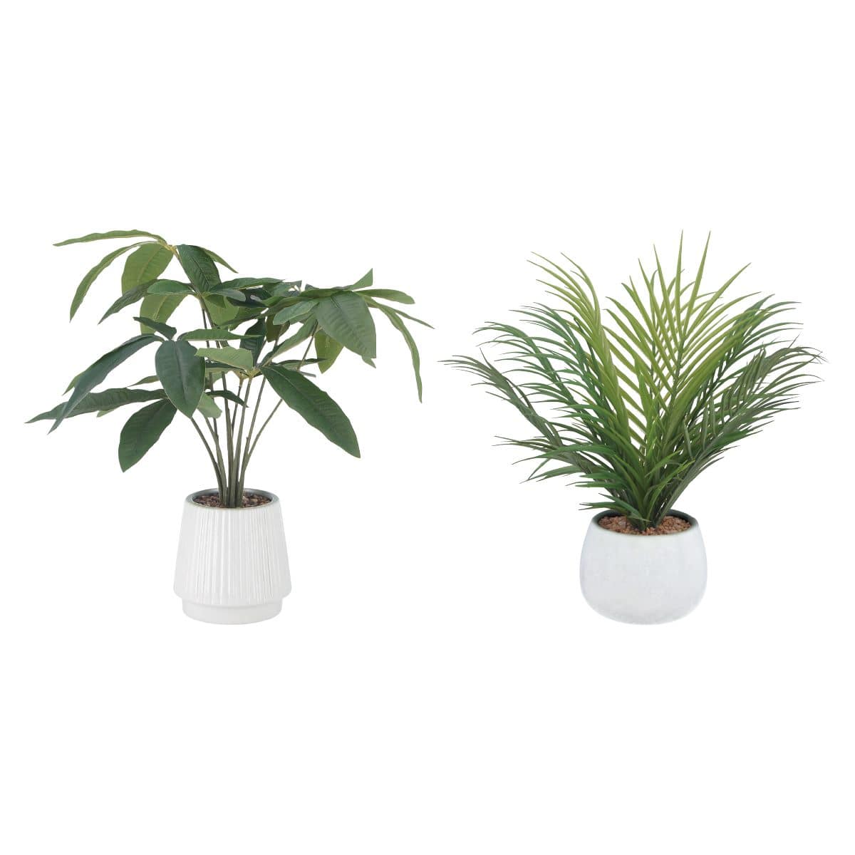 フェイクグリーン セラミックポット パキラ