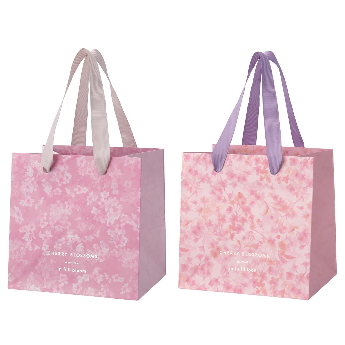 20枚 手提げ紙袋 さくら ピンク
