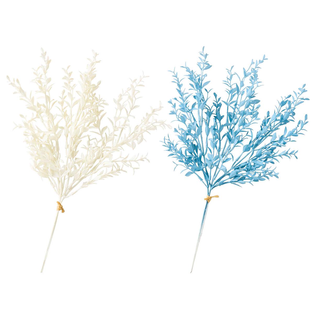 ルスカス造花ピック40cm ホワイト