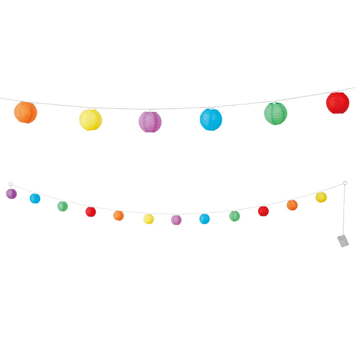 LEDちょうちんガーランドライト12球