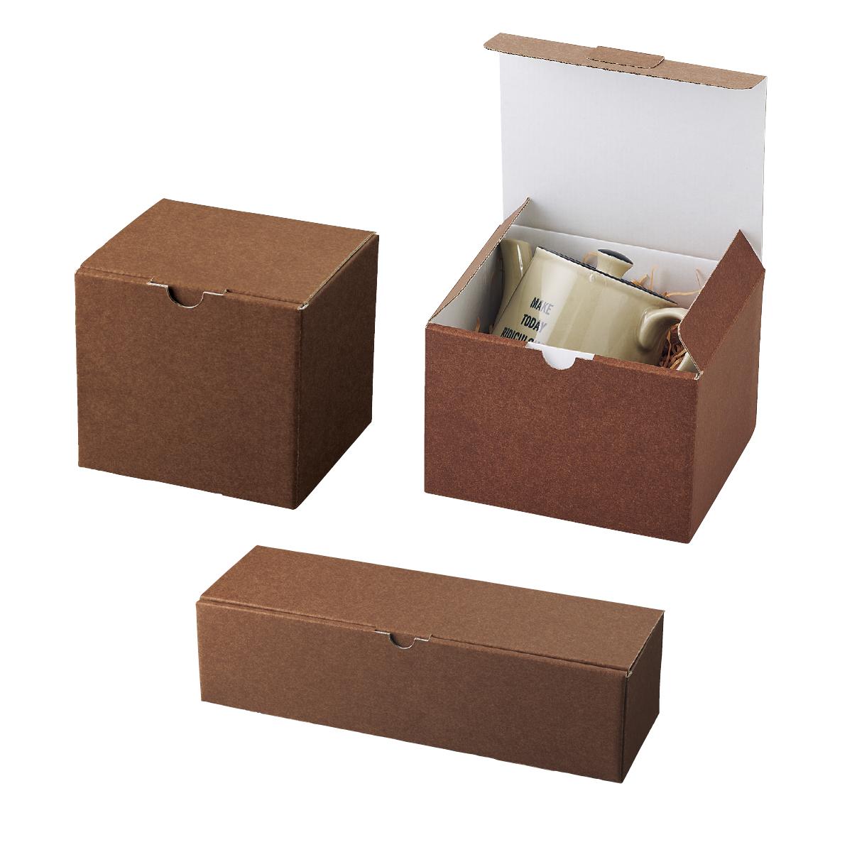 10枚 ギフトボックス ブラウン 12×10×11cm