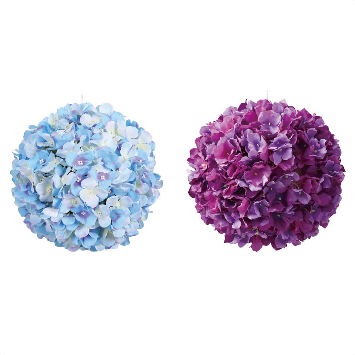 あじさい造花ボール25cm パープル