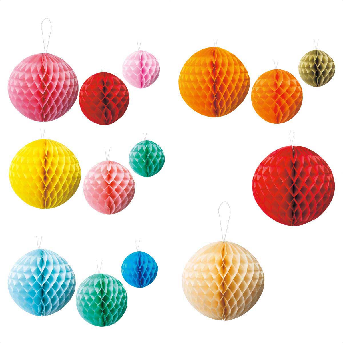 ハニカムボールセット ピンク