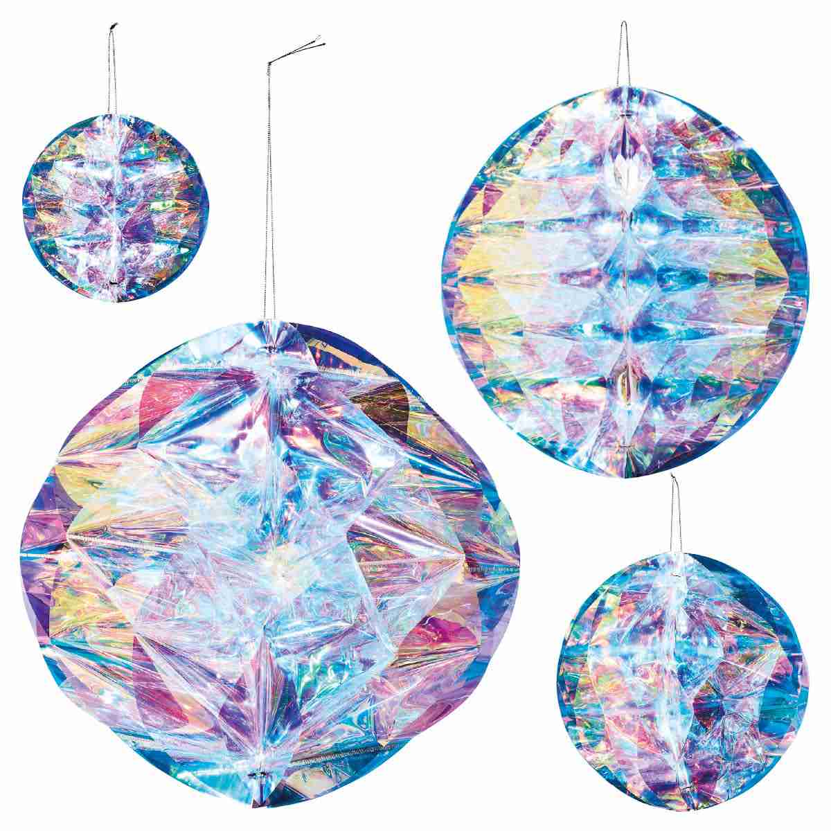 オーロラボールハンギング 直径14cm