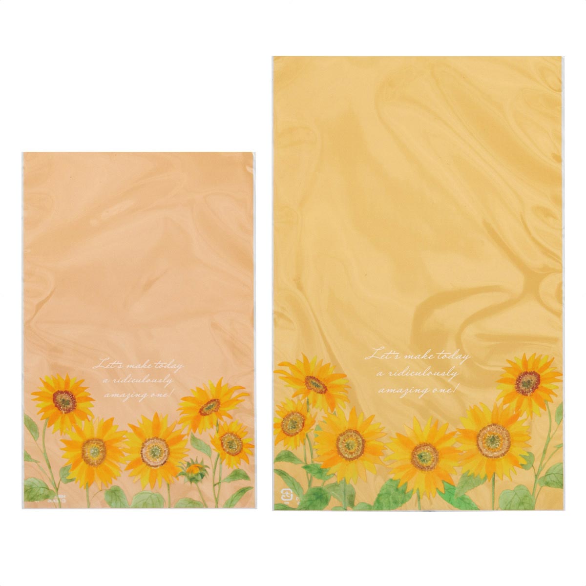 50枚 OPP袋 ひまわり 幅12×高さ18cm