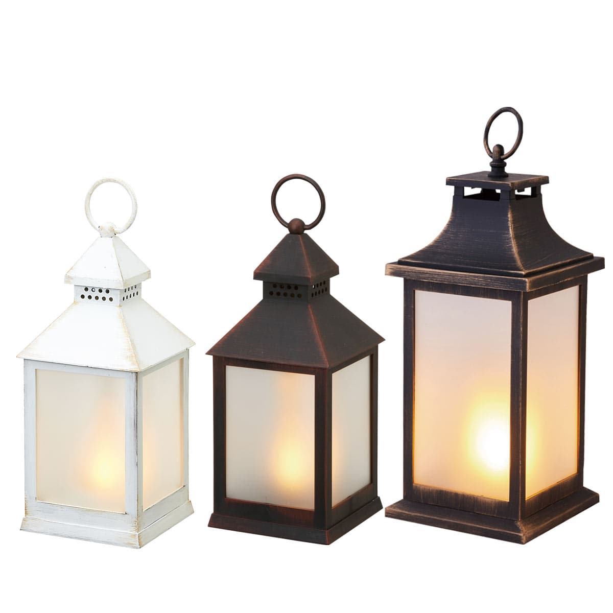 イルミネファイヤーLEDランタン ミニ ブラック