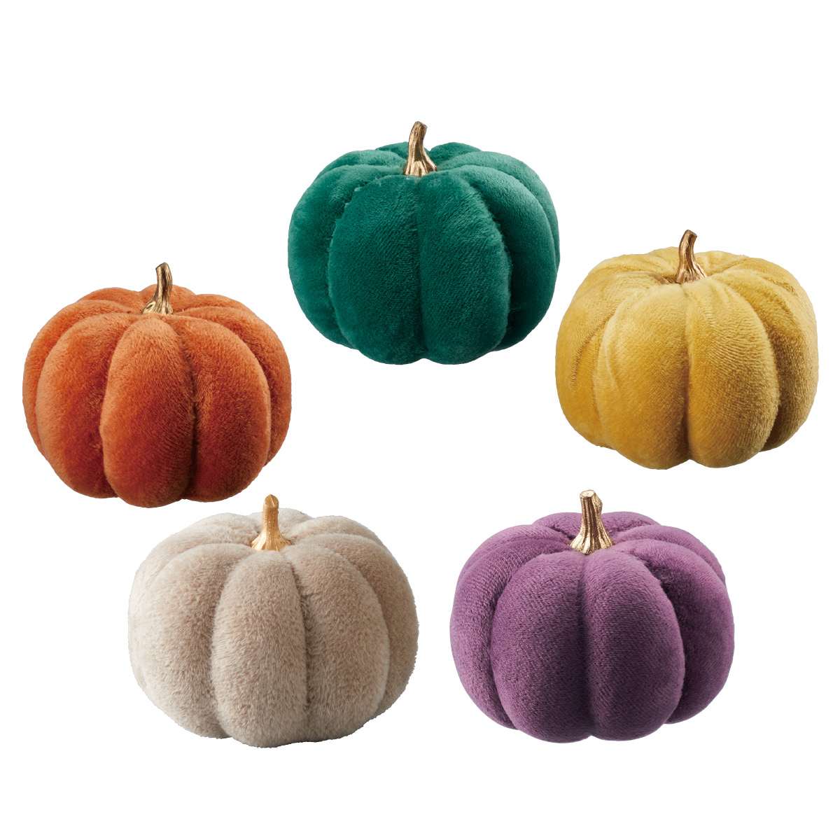 ファブリックパンプキン S 幅11cm オレンジ