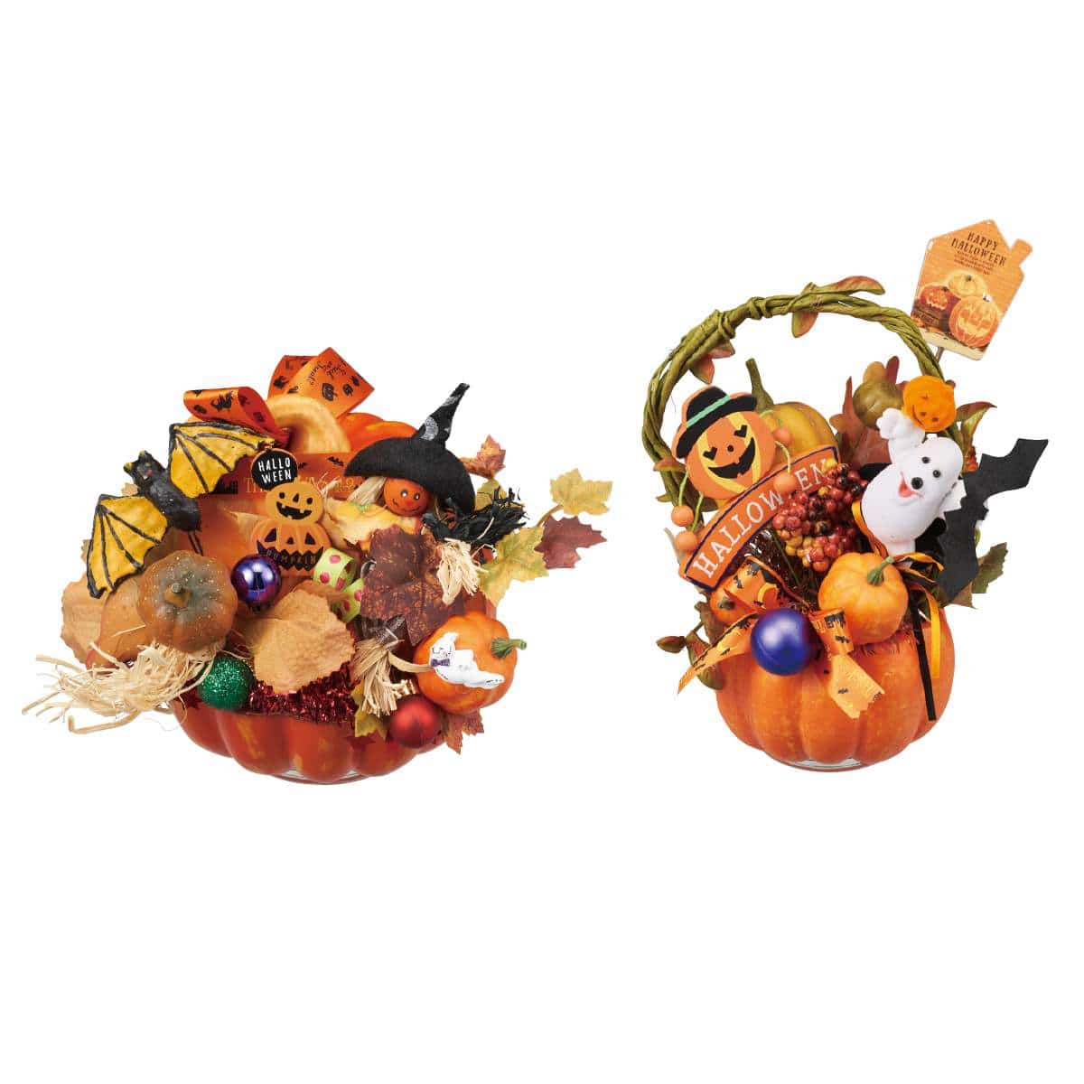 ハロウィンアレンジ幅20cm(造花) 持ち手無し