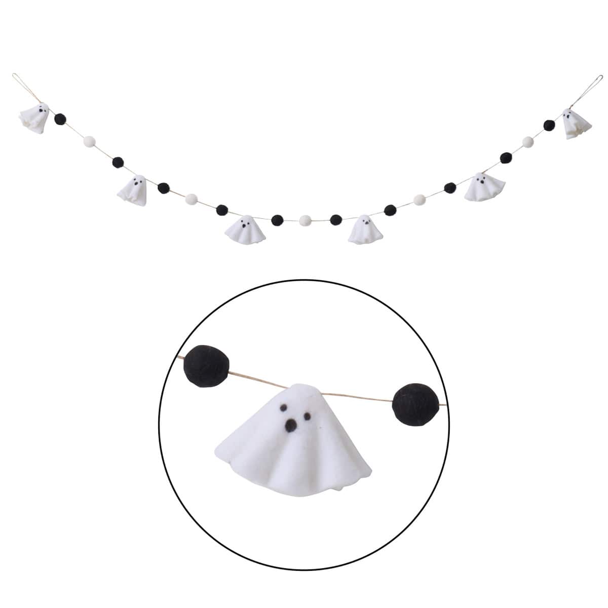 フェルトガーランド モノトーンゴースト185cm