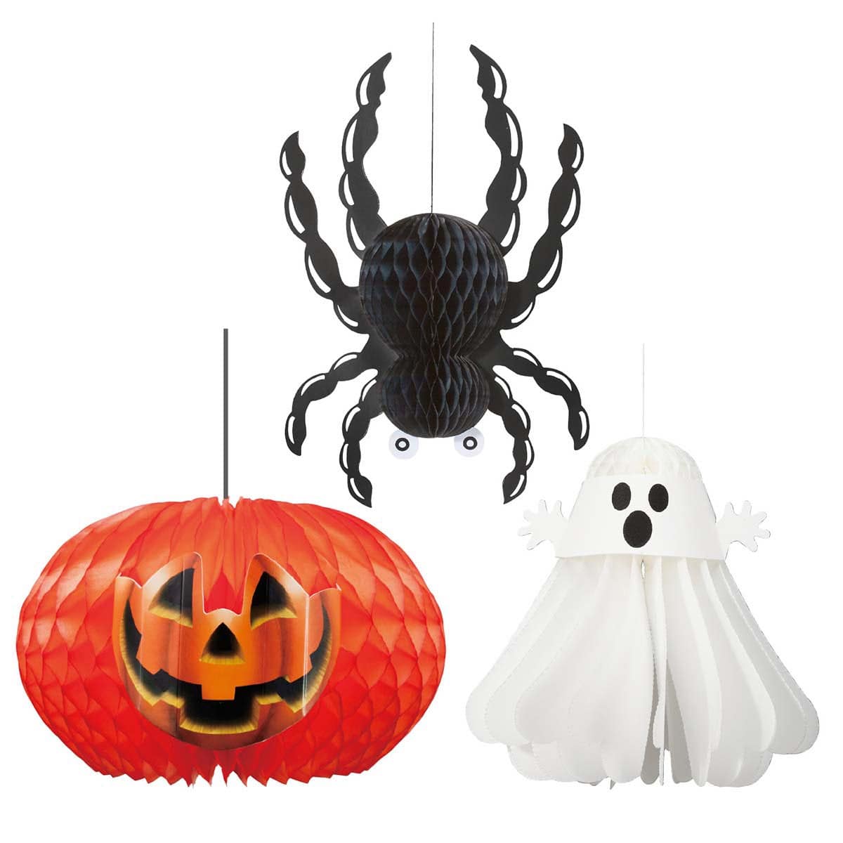 ハロウィンハニカム スパイダー