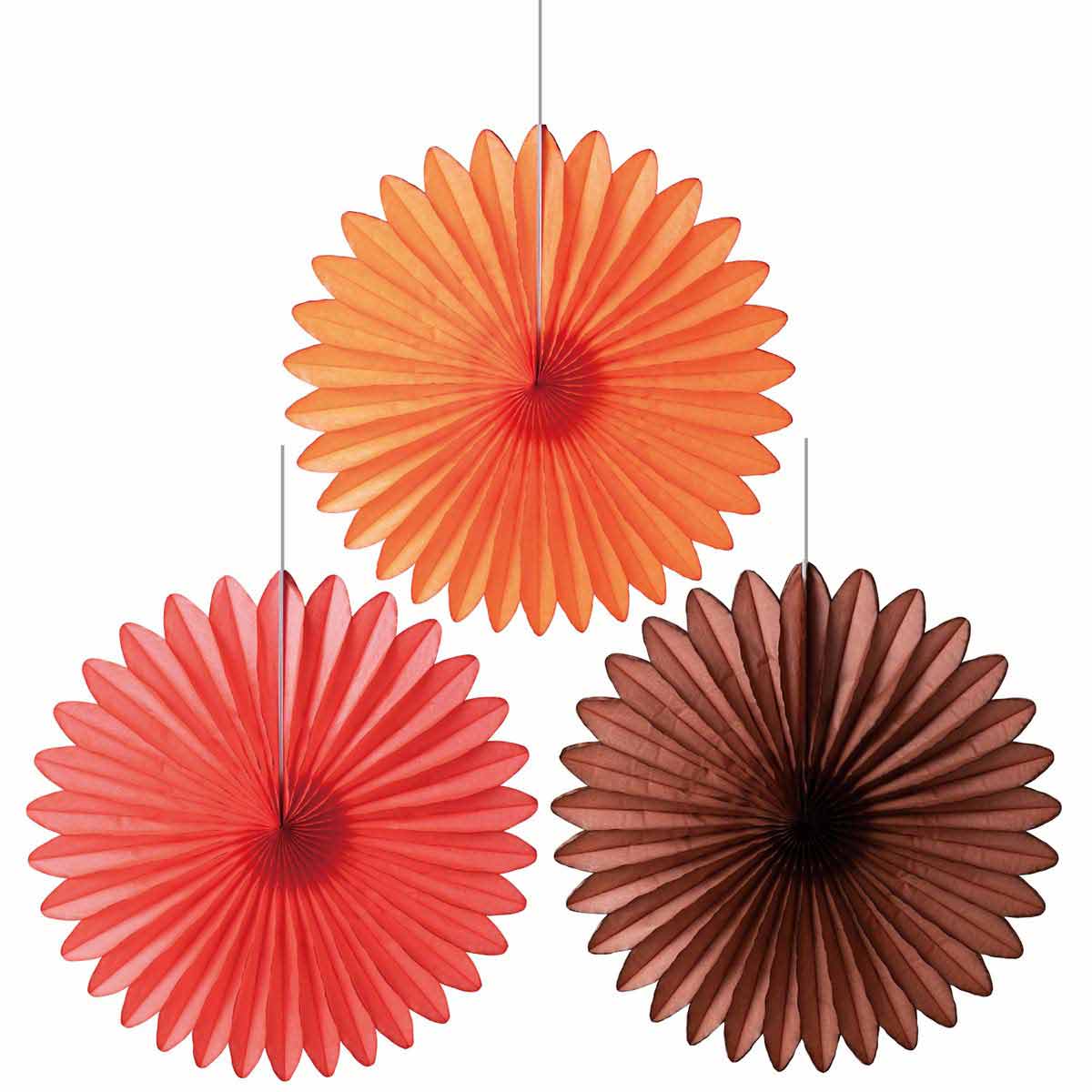 オータムペーパーファン44cm オレンジ