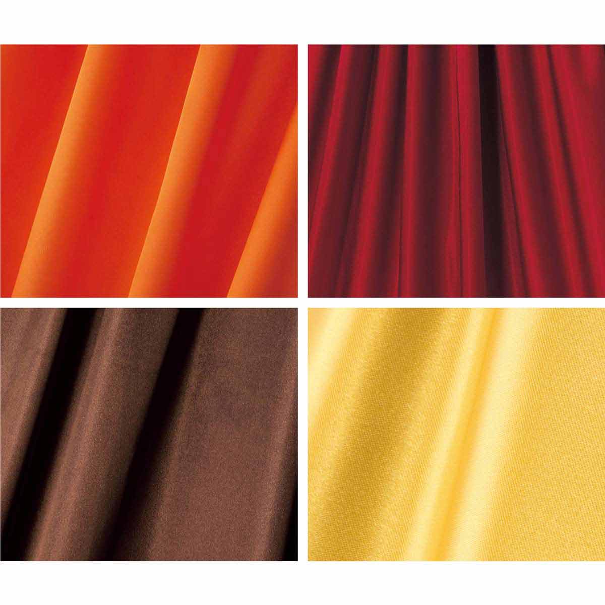 オータムサテンシート 90×200cm オレンジ