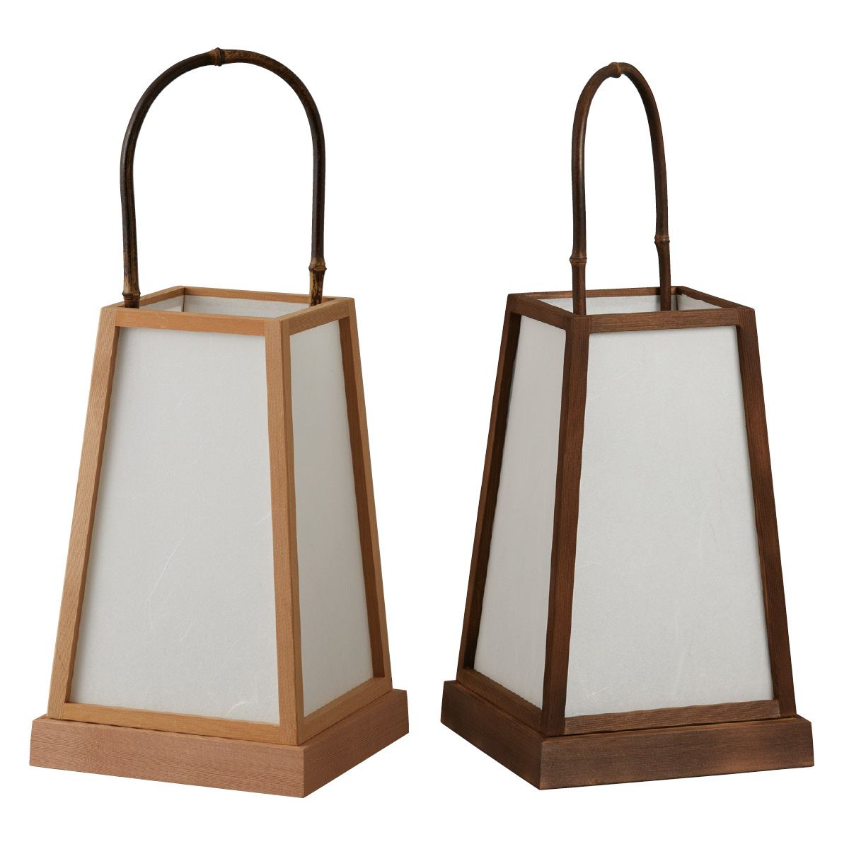 路地あんどん高さ50cm 白木