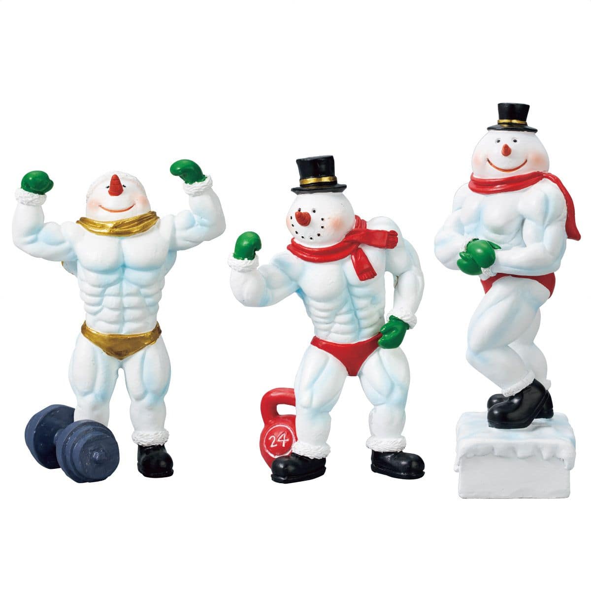 ムキムキスノーマン ダブルバイセップス