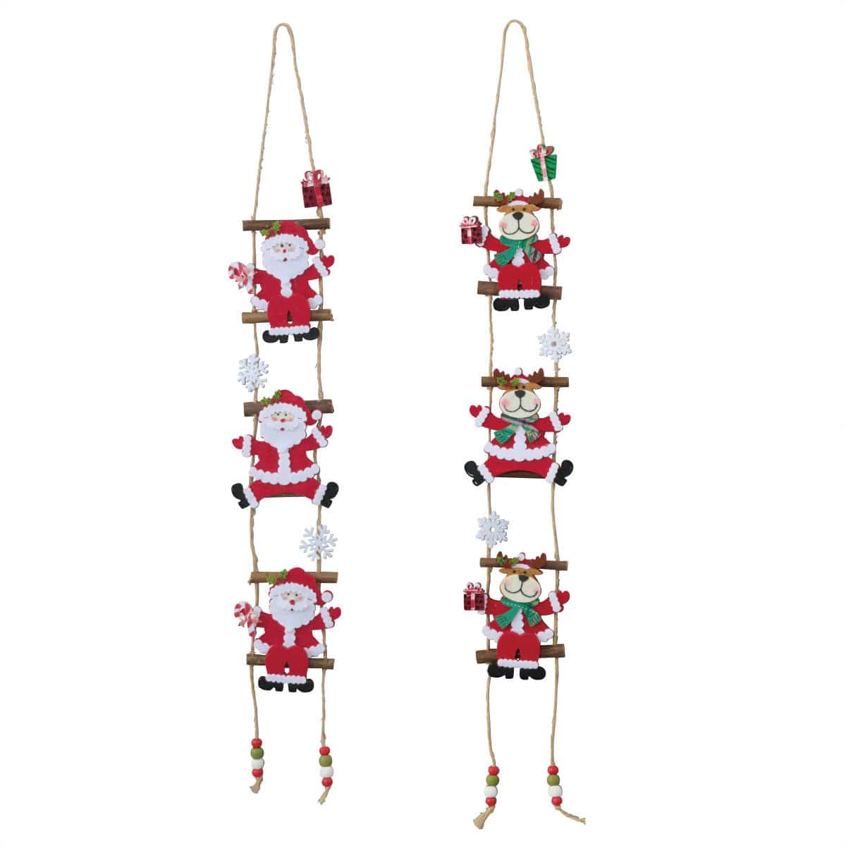 クリスマス フェルトハンギング62cm サンタ