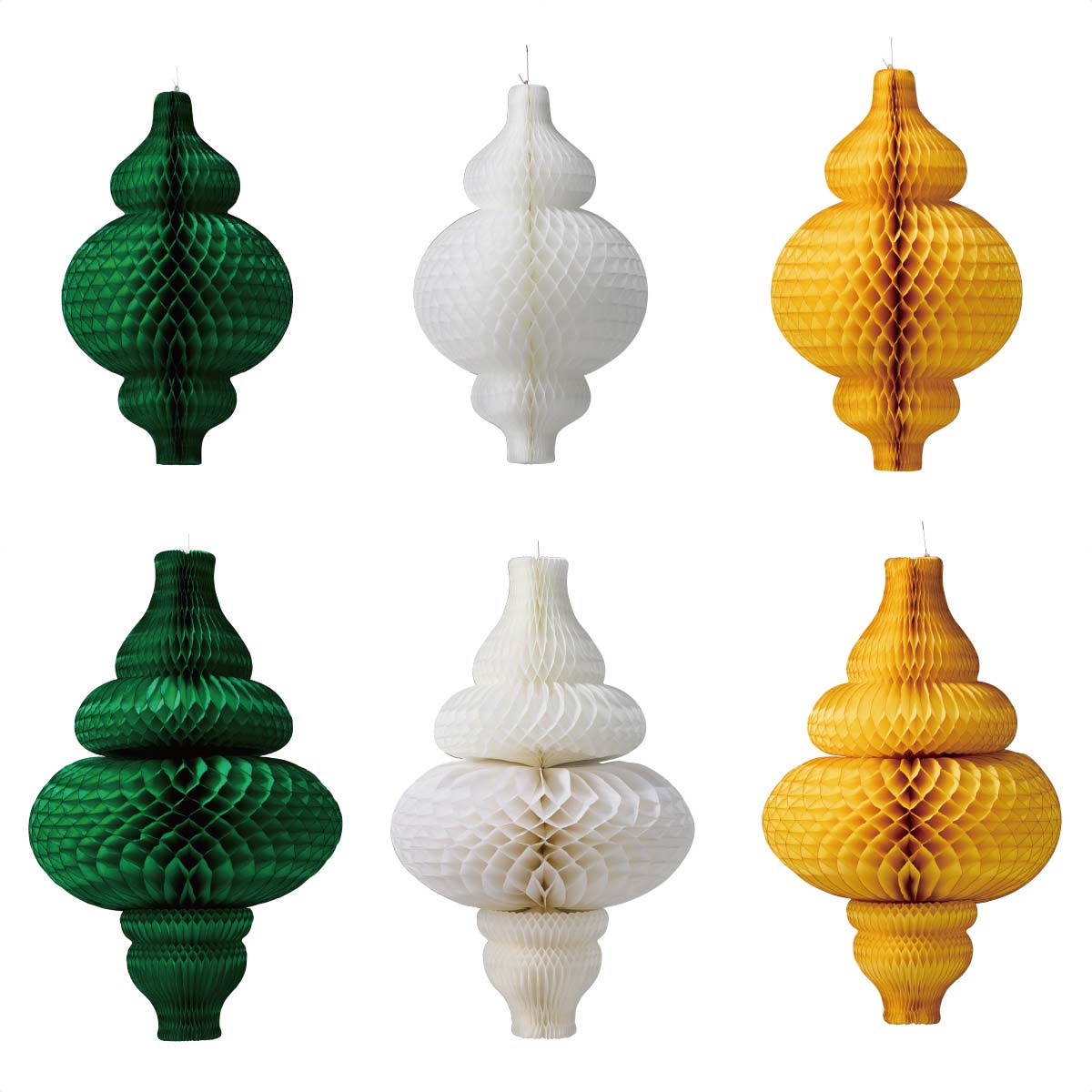 ペーパーハニカムビッグ67cm［ストエキオリジナル］ 小 グリーン 