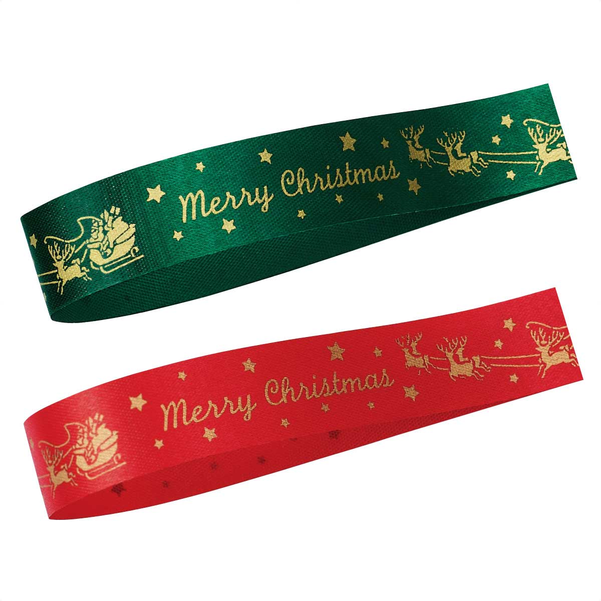 トナカイスターリボン18mm幅×19m巻 グリーン