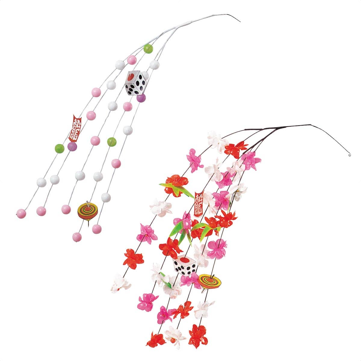 イラストしだれ 餅花