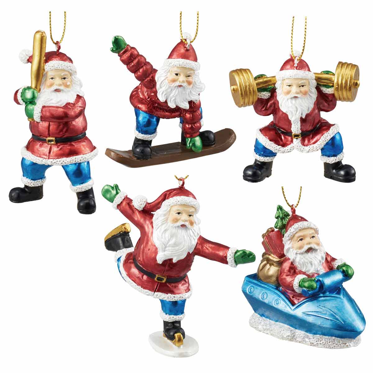 レジンサンタオーナメント 野球