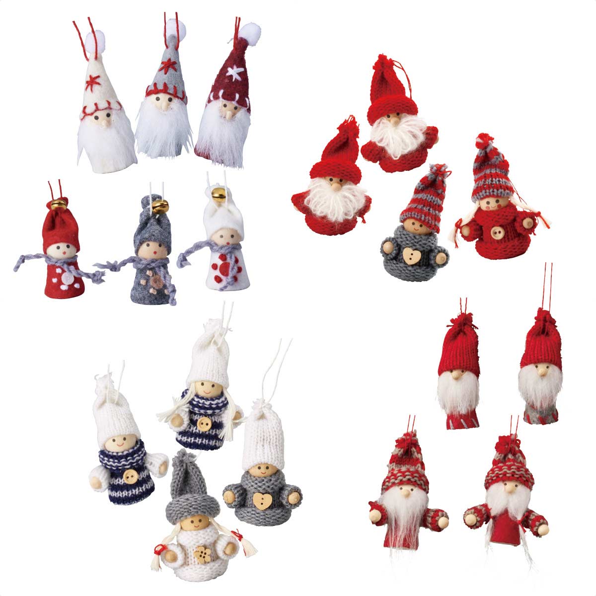 ドールオーナメントセット サンタ