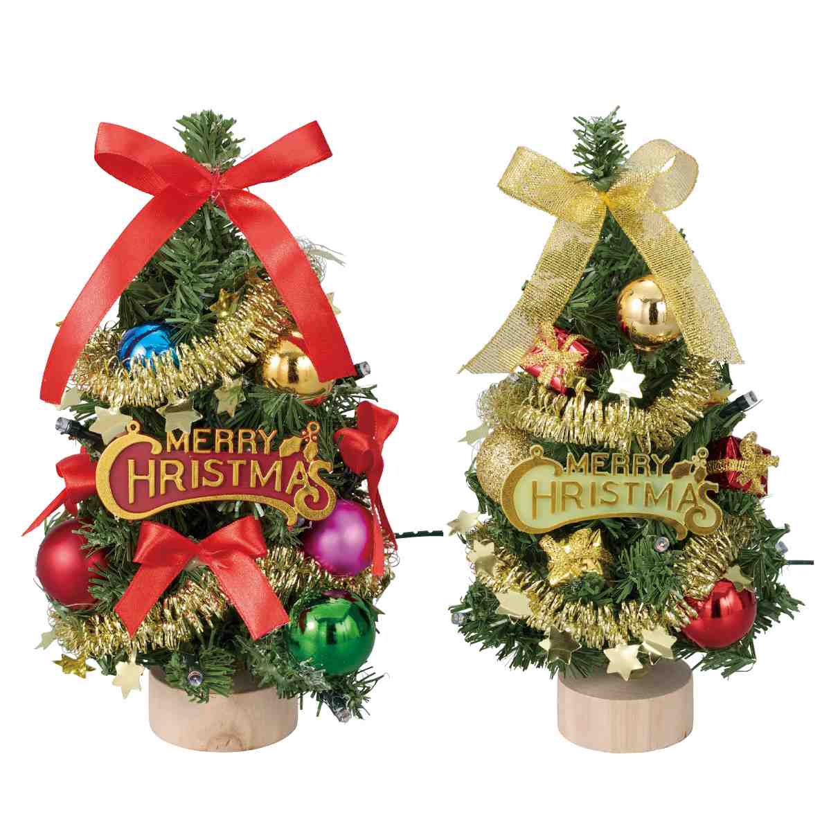 デコレーション卓上ミニツリー21cm マルチ