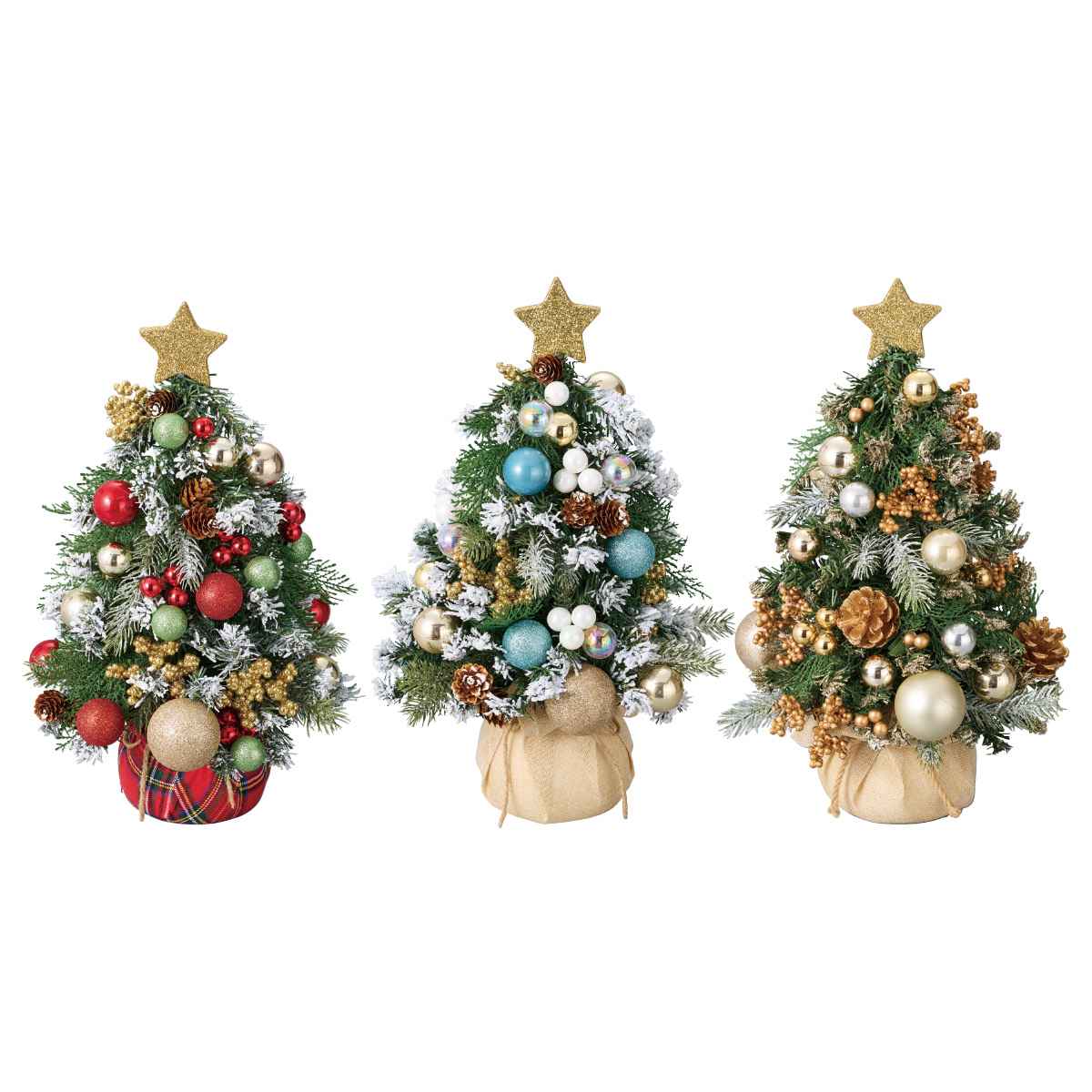 デコレーション卓上ミニツリー レッド