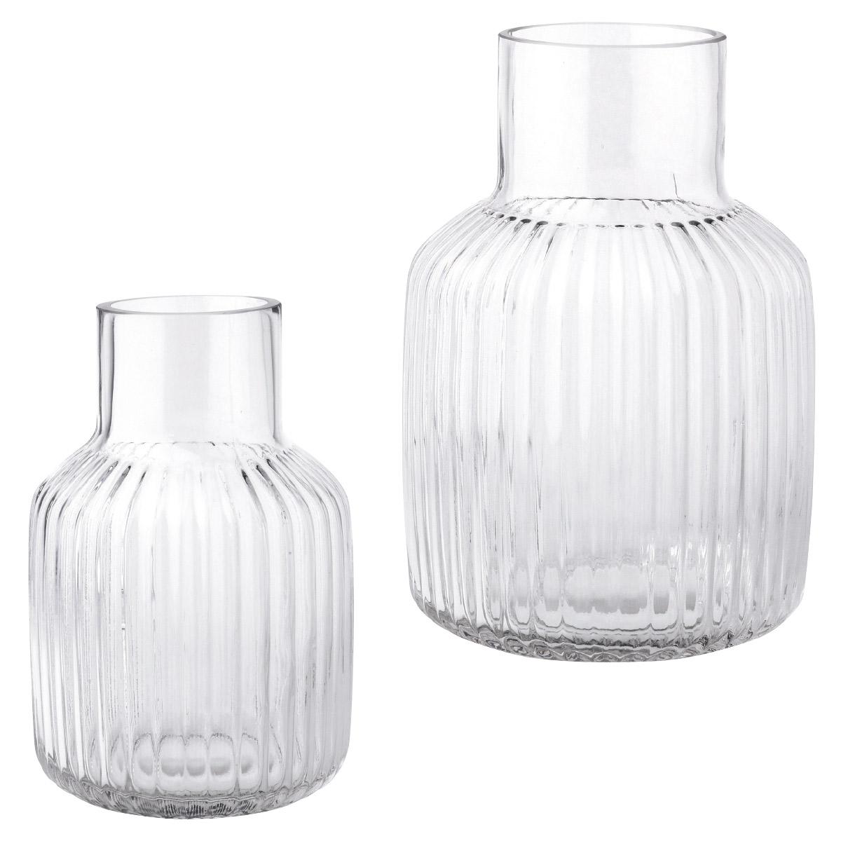 ウェーブフラワーベース 小