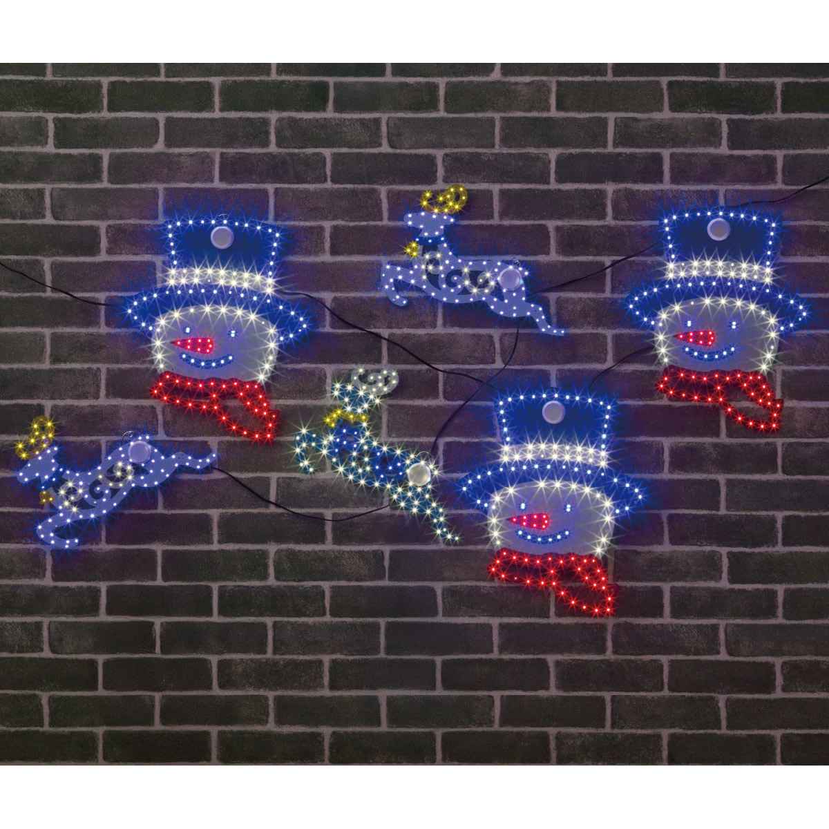 LED(SMD)3連モチーフイルミネーションライト トナカイ