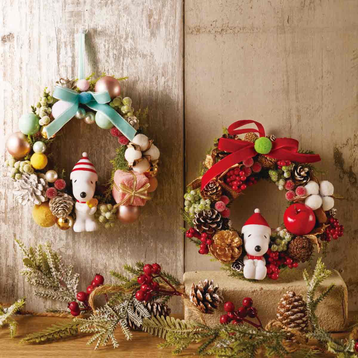 スヌーピーリース ブルーリボン