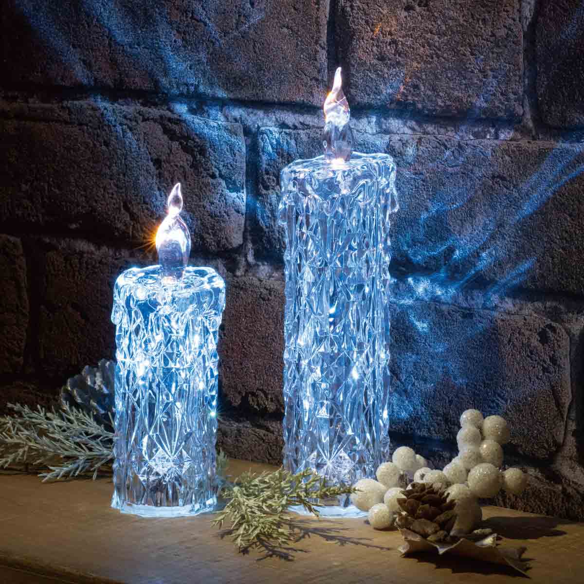 LEDアクリルキャンドルライト 小