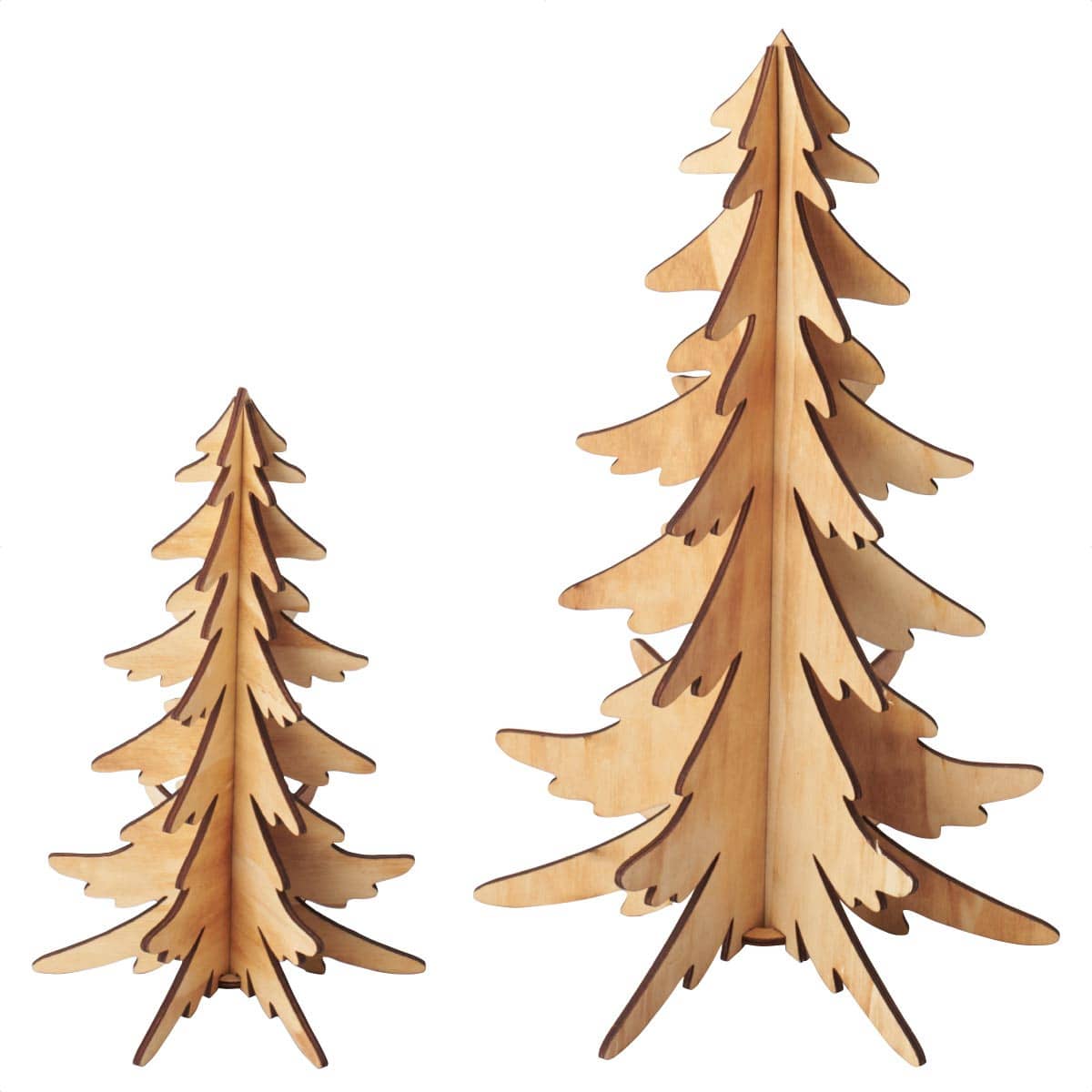 デコレーション木製クリスマスツリー 小