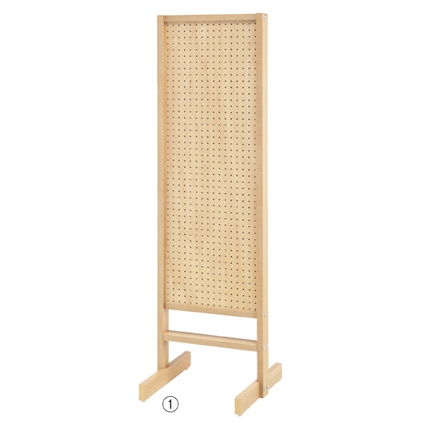 両面有孔ボードスタンド シナ〔ストエキオリジナル〕 幅60cm
