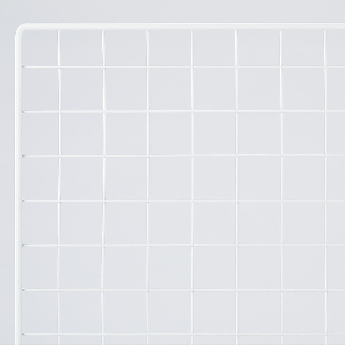 ディスプレイネット ホワイト スチール製〔ストエキオリジナル〕 120×90cm