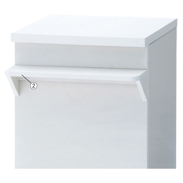 カウンター用 追加前面台〔ストエキオリジナル〕 幅60cm ホワイト