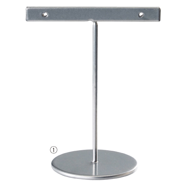 アクセサリーミニスタンド T字型 小 シルバー