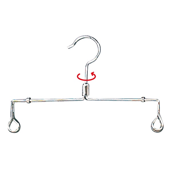 【10本】スチール製ボトムハンガー〔ストエキオリジナル〕 幅30cm