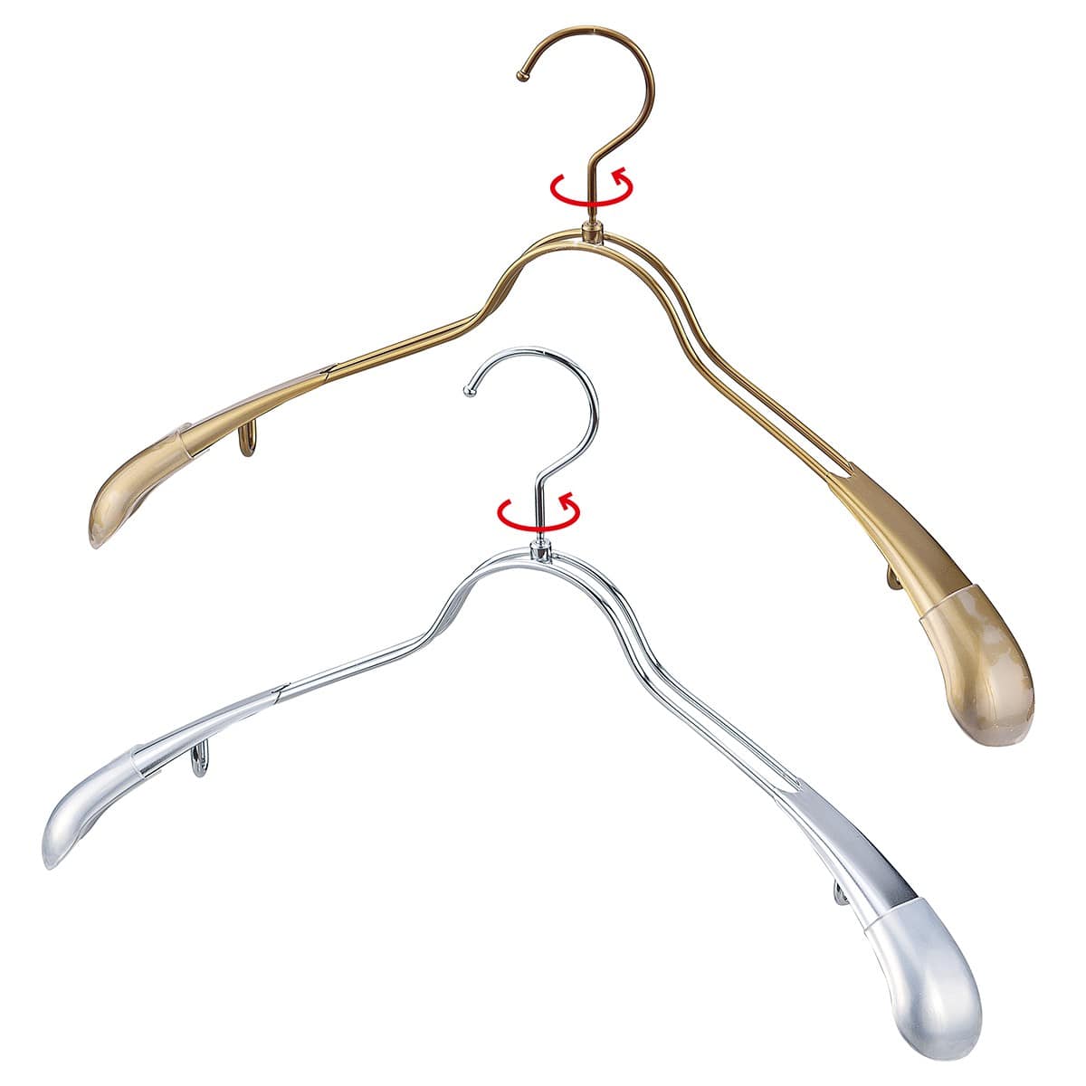 スチール製ハンガー(丸型) 幅38cm アンティークゴールド