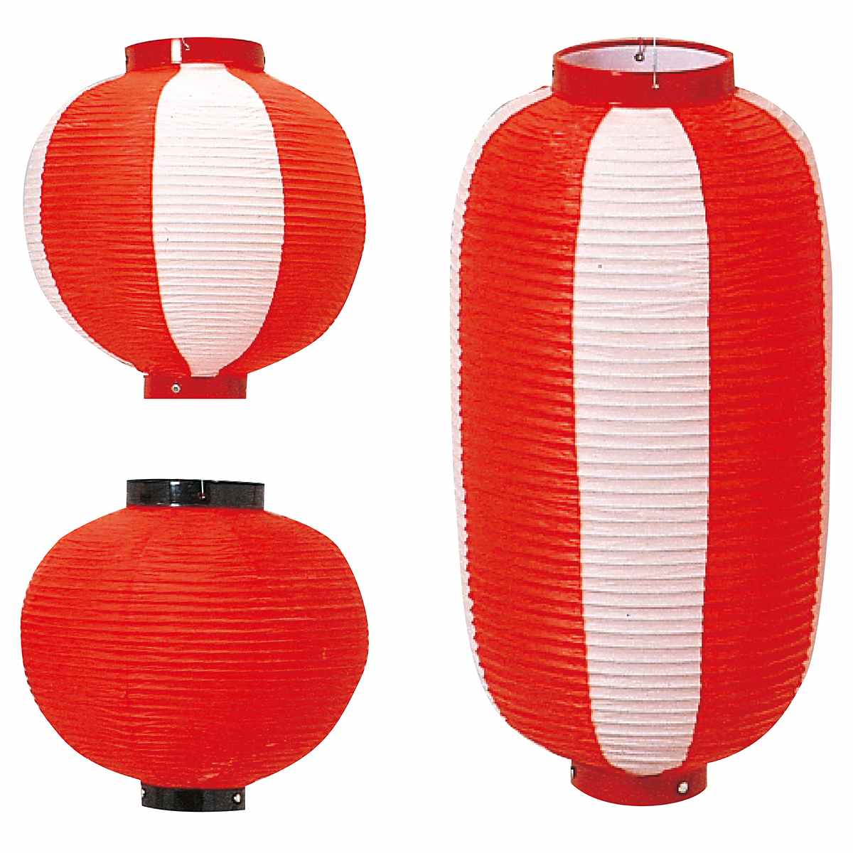 ちょうちん 尺丸 赤／白
