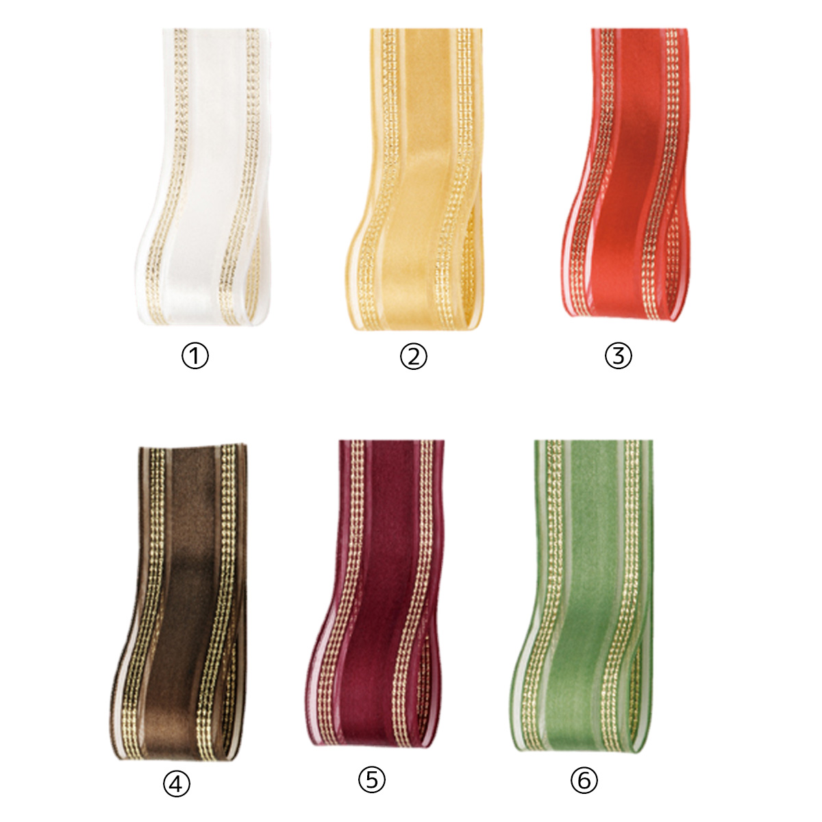 東京リボン ロイヤルサテン 40mm幅×10m巻 オフホワイト