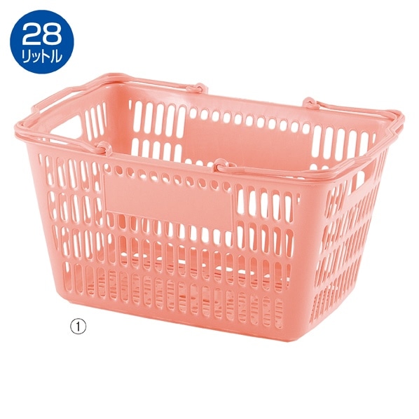 太陽ビルメン 買い物カゴ 28リットル ショッピングバスケット BIG1 レジ用脚長カゴ置き台28～31リットル用 TCD-60 1台