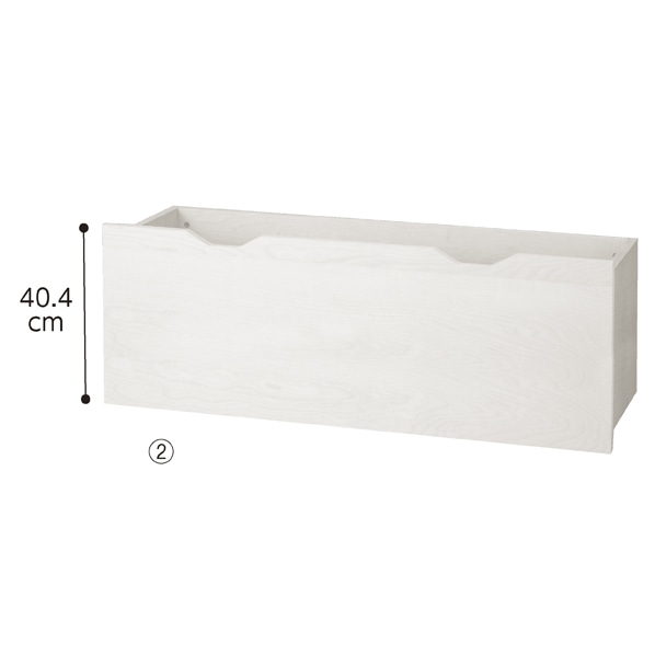 深型収納トロッコ 幅120cm用〔ストエキオリジナル〕 ラスティック柄