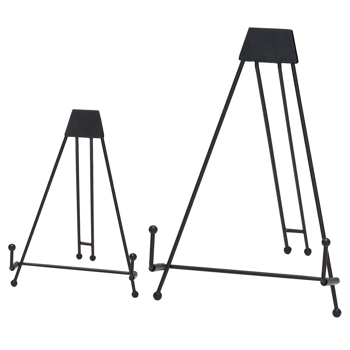 卓上スチールイーゼル ブラック 小