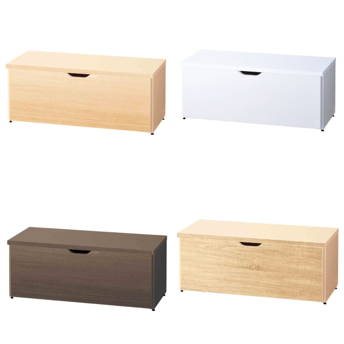 木製コの字テーブル付き 収納トロッコ 幅90cm用〔ストエキオリジナル〕 ダークブラウン