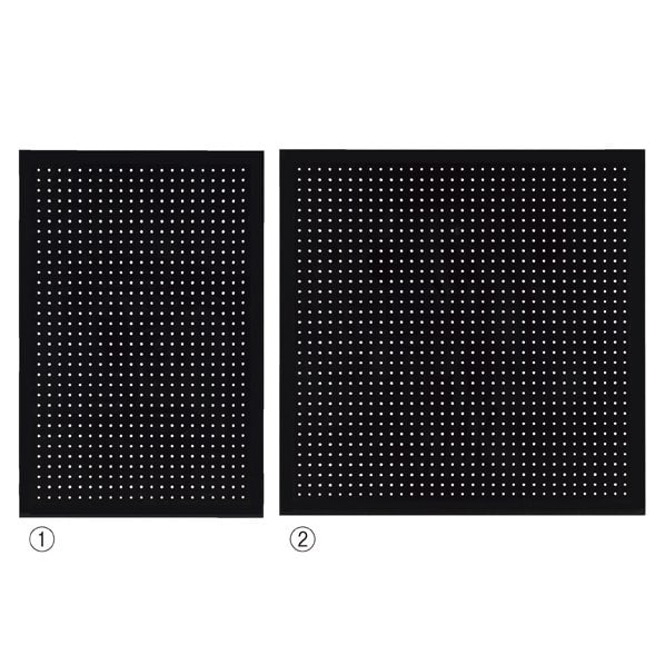 有孔ボード 角バー取付 ブラック〔ストエキオリジナル〕 幅60×高さ90cm