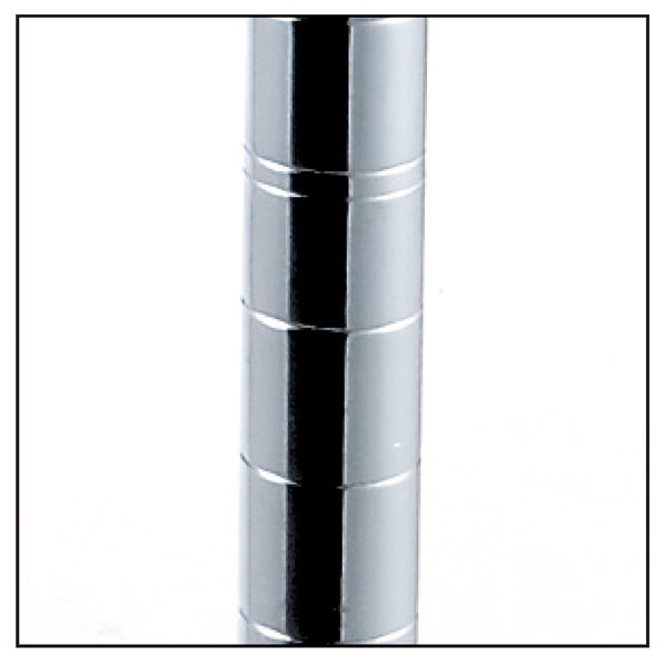 【2本】ワイヤーラック ポール(直径25.4mm)〔ストエキオリジナル〕 高さ120cmタイプ