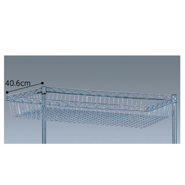 ワイヤーラック ハーフカゴ棚〔ストエキオリジナル〕