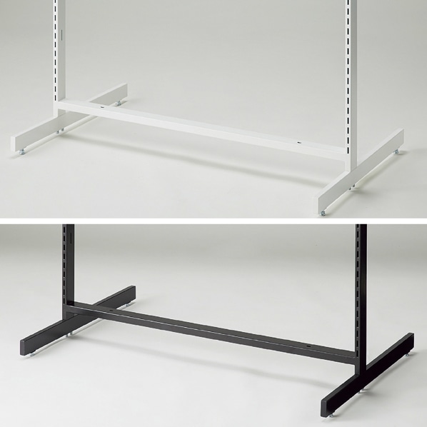 【2本】自立用脚/SF中央片面タイプ用〔ストエキオリジナル〕 ホワイト