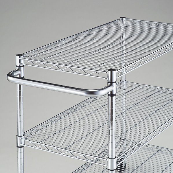 ワイヤーラック サイド用ハンドル 奥行45cm用〔ストエキオリジナル〕