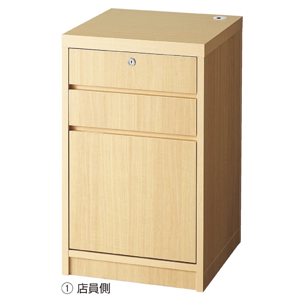 木製レジ台〔ストエキオリジナル〕 エクリュ